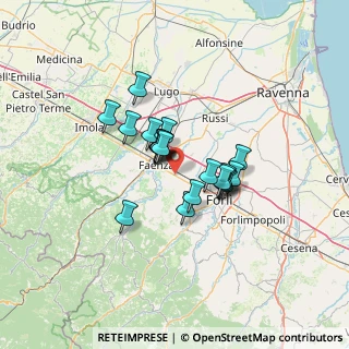 Mappa Via Emilia Levante, 48018 Villa Mano RA, Italia (9.2425)