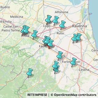 Mappa Via Emilia Levante, 48018 Villa Mano RA, Italia (14.87684)