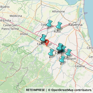 Mappa Via Emilia Levante, 48018 Villa Mano RA, Italia (10.60214)