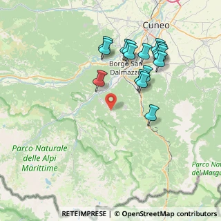 Mappa Via circonvallazione, 12010 Roaschia CN, Italia (7.89313)