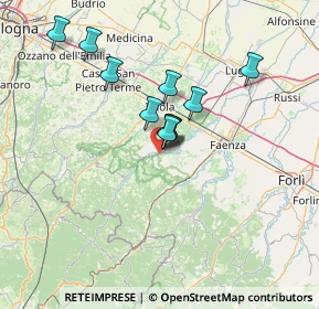 Mappa Via Salvarelle, 48025 Riolo Terme RA, Italia (10.84636)