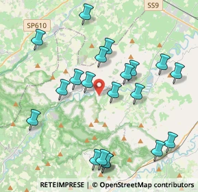 Mappa Via Salvarelle, 48025 Riolo Terme RA, Italia (4.404)