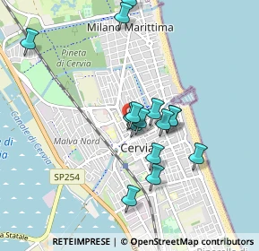 Mappa Via Isonzo, 48015 Cervia RA, Italia (0.79667)