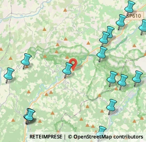 Mappa Via Montanara Levante, 40025 Fontanelice BO, Italia (6.488)