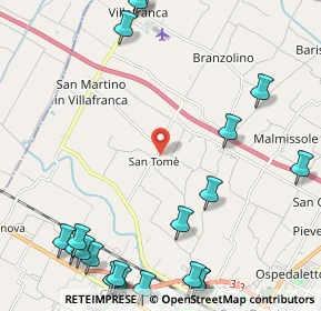Mappa Via Minarda, 47122 San Tomè FC, Italia (3.2215)