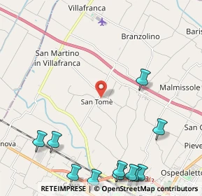 Mappa Via Minarda, 47122 San Tomè FC, Italia (3.24727)