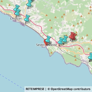 Mappa Via Cappuccini, 16039 Sestri Levante GE, Italia (6.22231)