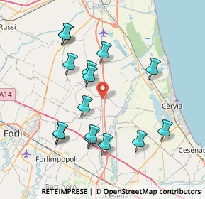 Mappa Via Missiroli Icilio, 48125 San Zaccaria RA, Italia (7.81267)