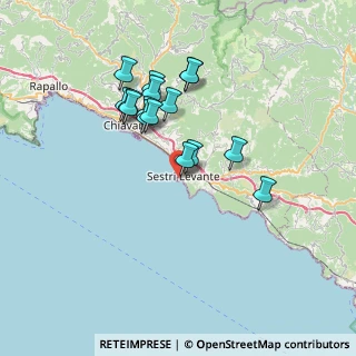 Mappa Via all'Educandato, 16039 Sestri Levante GE, Italia (6.35688)