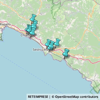 Mappa E80, 16039 Sestri Levante GE, Italia (6.435)
