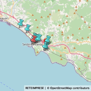 Mappa E80, 16039 Sestri Levante GE, Italia (2.40182)