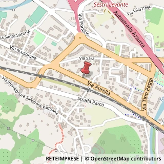 Mappa Via Aurelia, 16039 Sestri Levante GE, Italia, 16039 Sestri Levante, Genova (Liguria)