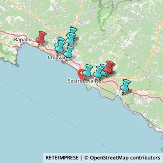 Mappa Via Cittadella, 16039 Sestri Levante GE, Italia (6.75714)