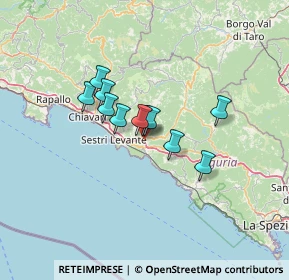 Mappa Casarza Ligure, 16030 Casarza Ligure GE, Italia (8.95909)