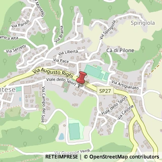 Mappa Viale dello Sport, 516, 41055 Montese, Modena (Emilia Romagna)