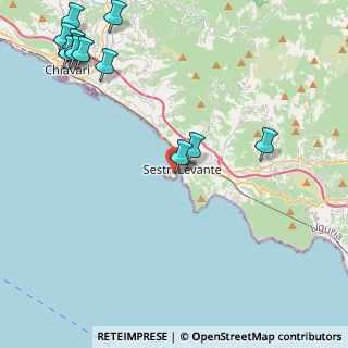 Mappa Via alla Penisola, 16039 Sestri Levante GE, Italia (6.07917)