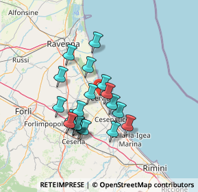 Mappa Via XXII Ottobre, 48015 Cervia RA, Italia (11.97)