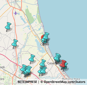 Mappa Via XXII Ottobre, 48015 Cervia RA, Italia (10.172)