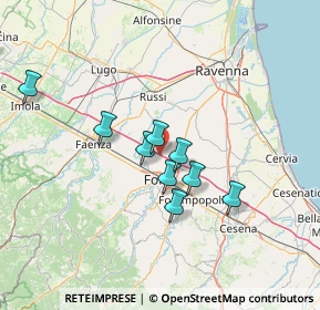 Mappa Via Gerardo Mercatore, 47122 Forlì FC, Italia (17.24545)