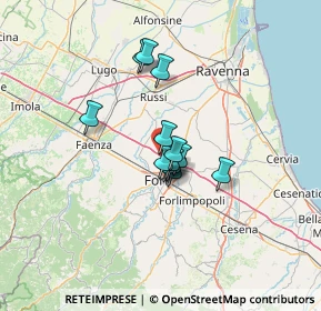 Mappa Via Gerardo Mercatore, 47122 Forlì FC, Italia (8.53538)