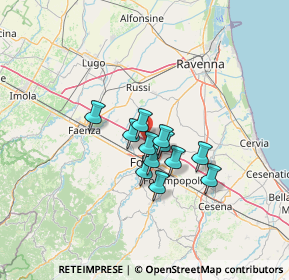 Mappa Via Gerardo Mercatore, 47122 Forlì FC, Italia (8.91333)