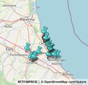 Mappa Via Oriani, 48015 Cervia RA, Italia (9.8985)