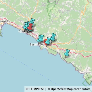 Mappa SP 370, 16039 Sestri Levante GE (6.97118)
