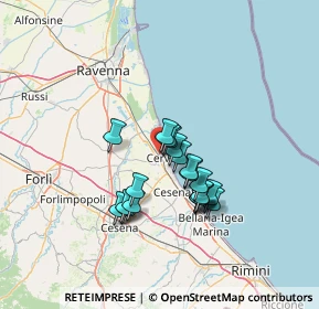 Mappa Viale Giuseppe di Vittorio, 48015 Cervia RA, Italia (10.58)