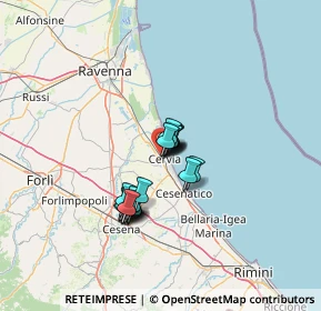Mappa Via delle Margherite, 48015 Cervia RA, Italia (9.4525)