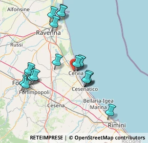 Mappa Via delle Margherite, 48015 Cervia RA, Italia (15.179)