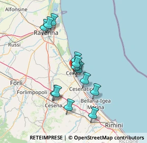 Mappa Viale Alfredo Oriani, 48015 Cervia RA, Italia (12.54923)