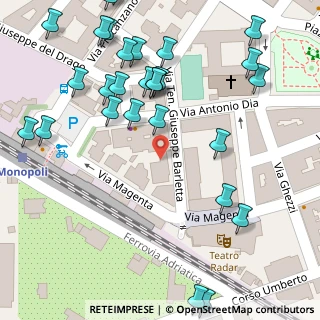 Mappa Via Armando Diaz, 70043 Monopoli BA, Italia (0.09)