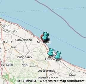 Mappa Via Armando Diaz, 70043 Monopoli BA, Italia (5.72)