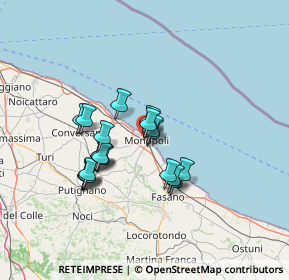 Mappa Via Armando Diaz, 70043 Monopoli BA, Italia (11.725)