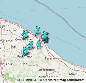 Mappa Via Dieta di Monopoli, 70043 Monopoli BA, Italia (10.46)