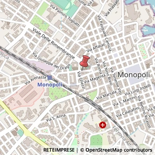 Mappa Piazza San Antonio, 38, 70043 Monopoli, Bari (Puglia)