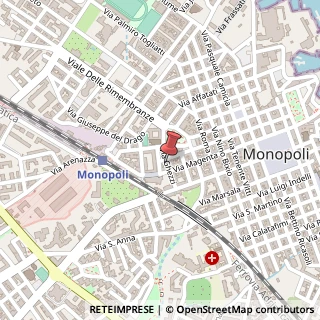 Mappa Via Ghezzi, 6, 70043 Monopoli, Bari (Puglia)