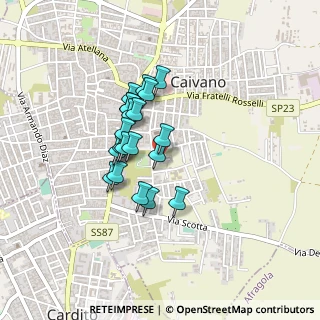 Mappa VIA ITALO SVEVO, 80023 Caivano NA, Italia (0.3375)