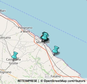 Mappa Via S. Caterina, 70043 Monopoli BA, Italia (2.73727)