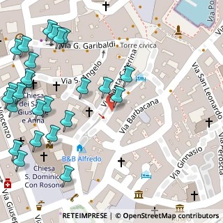 Mappa Vico S. Martino, 70043 Monopoli BA, Italia (0.084)