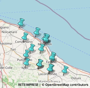 Mappa Vico S. Martino, 70043 Monopoli BA, Italia (15.05222)