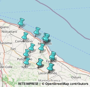 Mappa Via S. Caterina, 70043 Monopoli BA, Italia (14.34765)