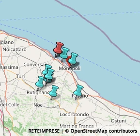 Mappa Vico S. Martino, 70043 Monopoli BA, Italia (10.68133)