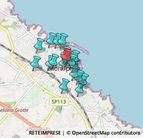 Mappa Via S. Caterina, 70043 Monopoli BA, Italia (0.5315)