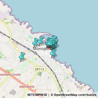 Mappa Via S. Leonardo, 70043 Monopoli BA, Italia (0.33462)