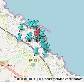 Mappa Via Perugini, 70043 Monopoli BA, Italia (0.579)