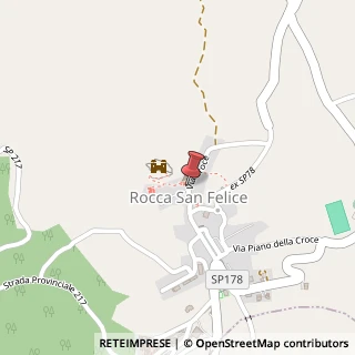 Mappa Piazza s. felice 1, 83050 Rocca San Felice, Avellino (Campania)