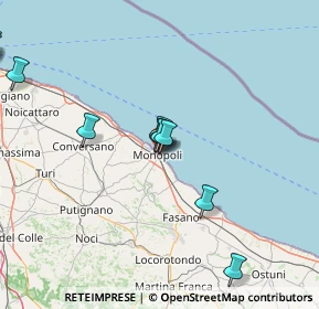 Mappa Chiasso, 70043 Monopoli BA, Italia (22.17583)