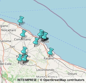 Mappa Largo Palmieri, 70043 Monopoli BA, Italia (12.02933)