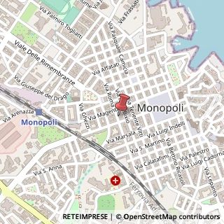 Mappa Via Roma, 151, 70043 Monopoli, Bari (Puglia)